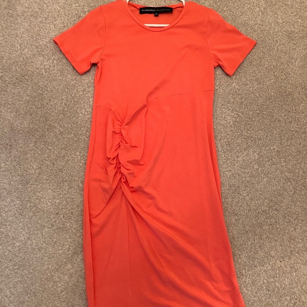 Stowaway Collection Coral Maternity Dress